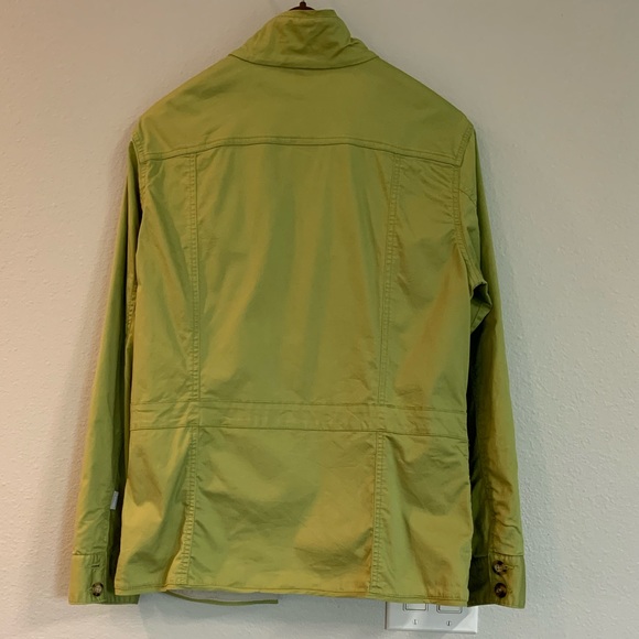 Columbia Sportswear XCO chartreuse cotton stretchy jacket L. - Picture 9 of 13